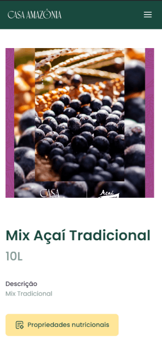 Tela mobile do case casa-amazonia