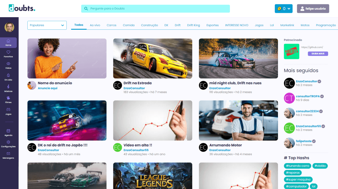 Doubts preview do case