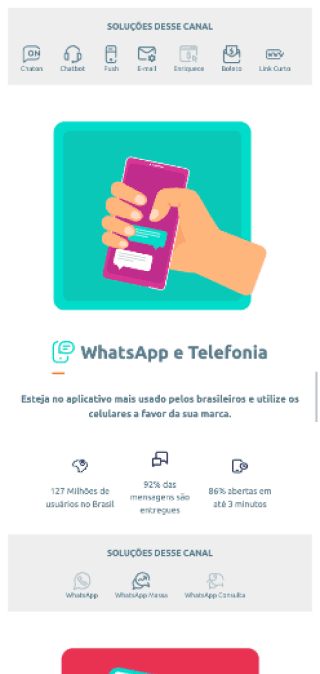 Tela mobile do case eyou