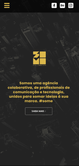Tela mobile do case somo-collab