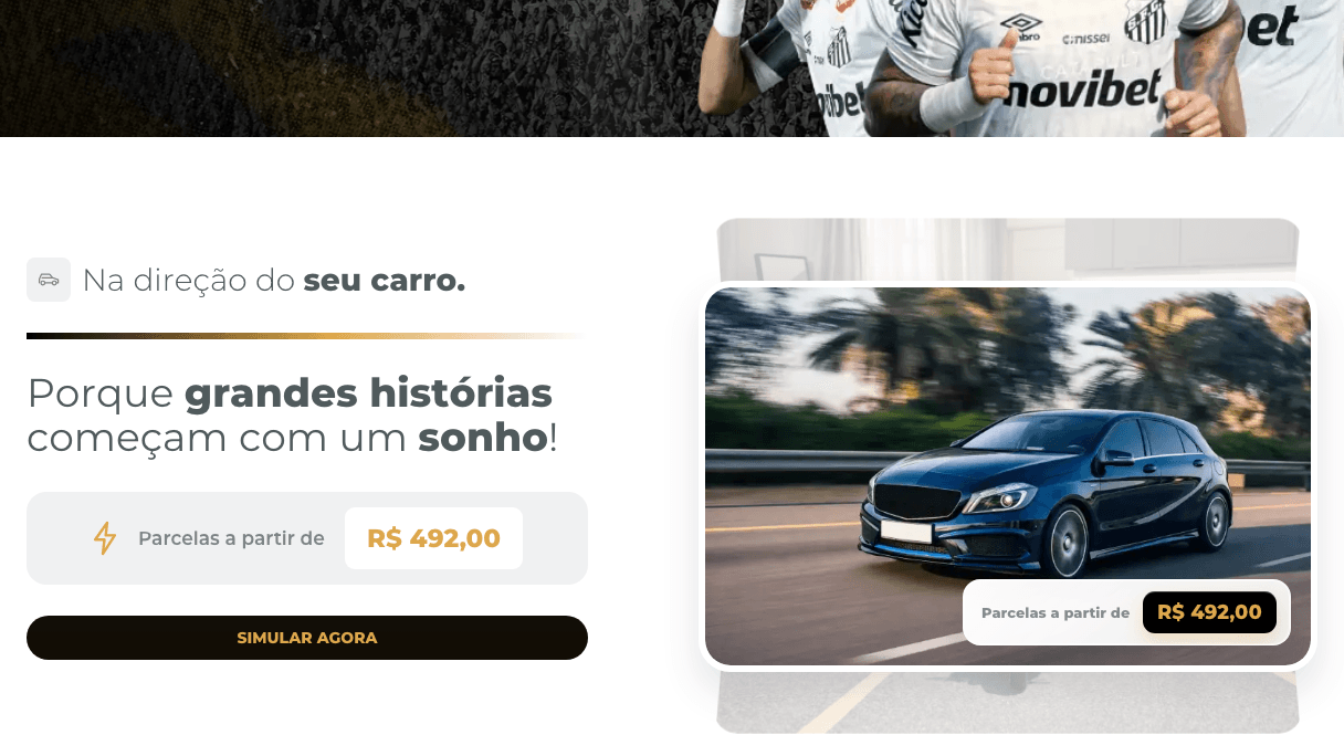 Consórcio do Peixe tela desktop 2
